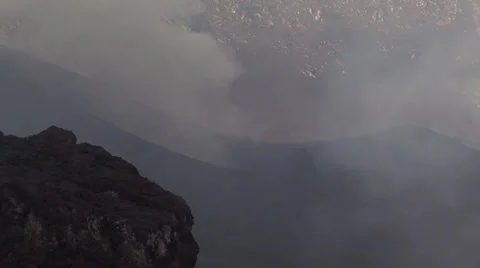 Volcanic eruption Stock Footage 48699630