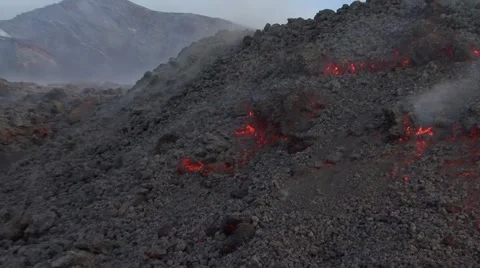 Volcanic eruption 스톡 동영상 50880445