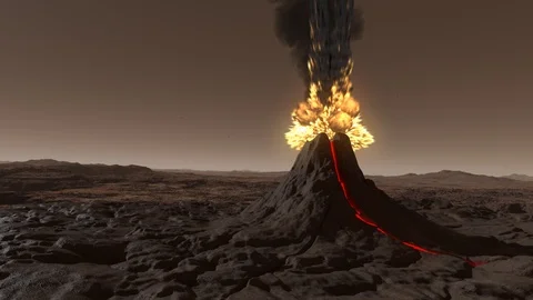 Volcanic Eruption Stock Footage 119188093