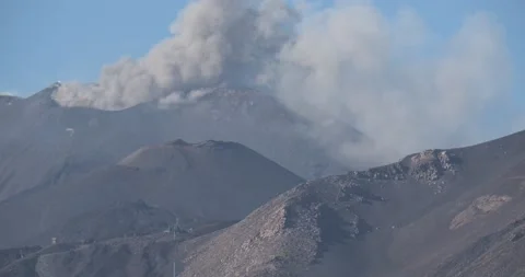 Volcanic eruption Stock Footage 150318003