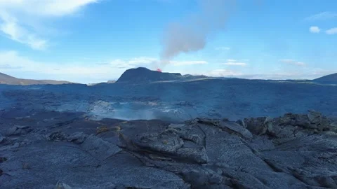 Volcanic Eruption Stock Footage 162695975