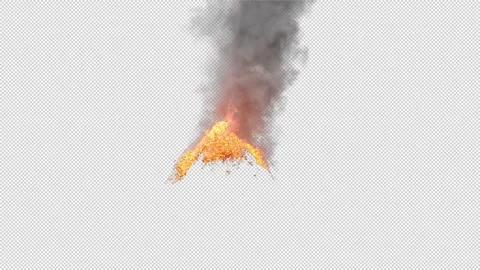 Volcanic Eruption Vídeo Stock 233072339