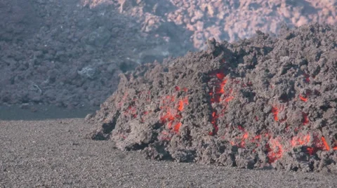 Volcanic Eruption in Iceland Video stock 1087516