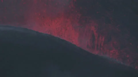 Volcanic eruption Iceland Stock Footage 35936081