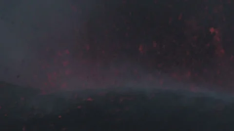 Volcanic eruption Iceland Stock Footage 35938273
