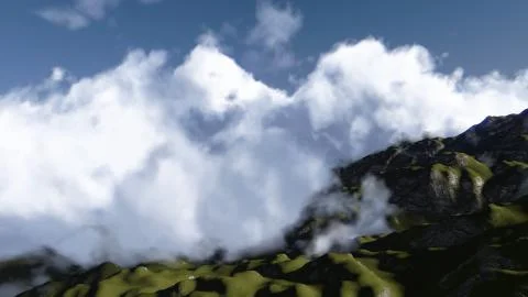 Volcanic eruption Ilustração Stock