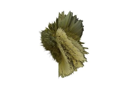 Volcanic eruption.3d illustration Stock Illustration