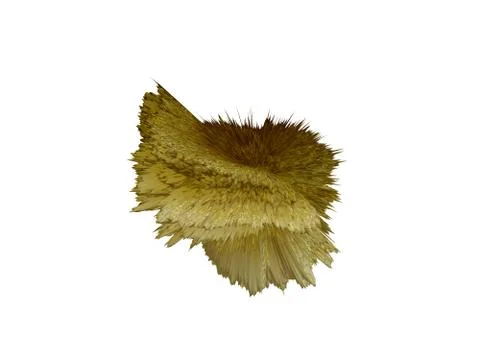 Volcanic eruption.3d illustration Stock Illustration