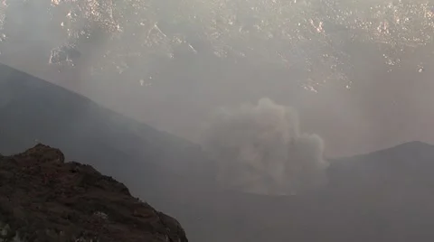 Volcanic explosions Stock Footage 48701535
