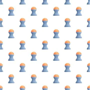 Volcanic face roller seamless pattern for skincare 库存插图