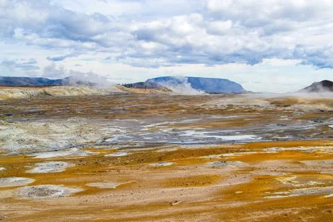 Volcanic fields of Iceland Stock Photos