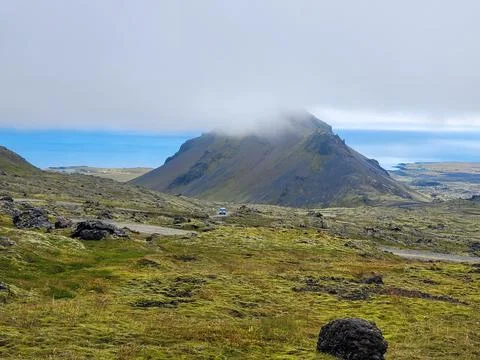 Volcanic hill Fotos de archivo