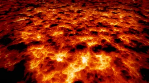 Volcanic Hot Lava Floating 4K Animation Stock Footage 54365427