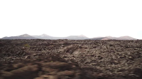 Volcanic island drive Stock Footage 318793334