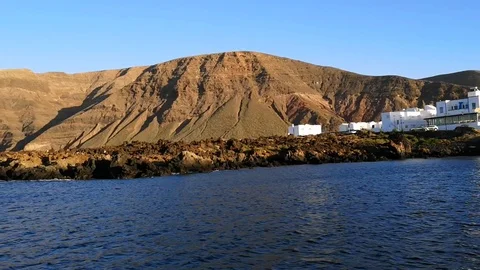 Volcanic island scenery 스톡 동영상 101392870