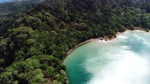 Volcanic Lagoon Drone Stock-Footage 278125630