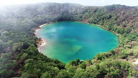 Volcanic Lagoon Stock Footage 278125663