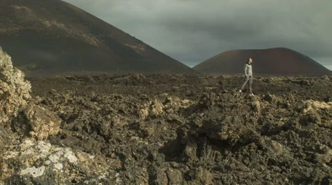 Volcanic Landscape Stock-Footage 44184681