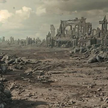 Volcanic landscape Illustrazione stock