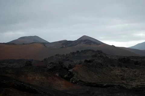Volcanic landscape Stock Photos