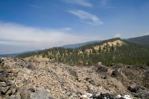 Volcanic landscape Foto stock