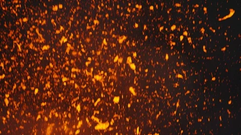 Volcanic Lava Eruption Slowmotion Close Up. Active Volcano Force of Stock Footage 113249201