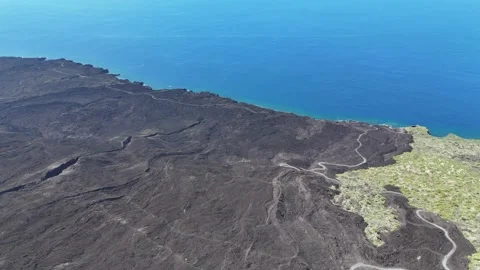 Volcanic Lava Flow Stock Footage 255000240