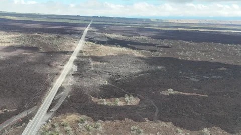 Volcanic Lava Flow Stock Footage 255000625