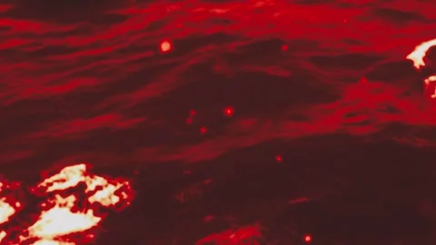 Volcanic lava movement Video stock 294032301