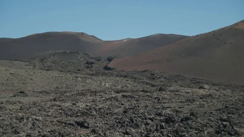 Volcanic Martian Landscape Stock Footage 102258158