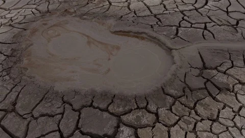 Volcanic mud bubbles Stock Footage 123184977