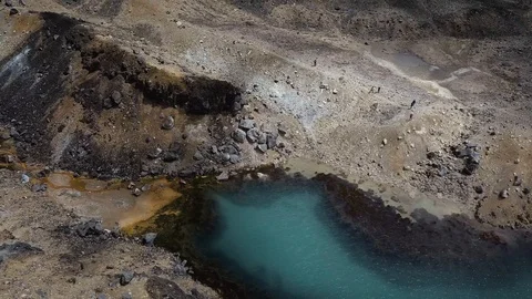 Volcanic region Stock Footage 97384342