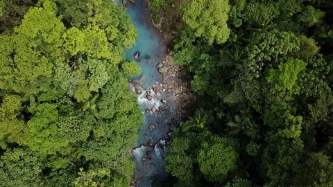 Volcanic rippling river Stock Footage 94099766