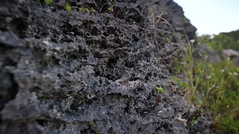 Volcanic rock 152 Stock Footage 155495418