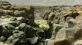 Volcanic Rock Formation 05 Fossil Falls California HD Footage