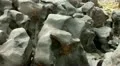 Volcanic Rock Formation 08 Fossil Falls California HD Footage