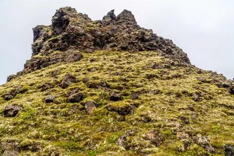 Volcanic rock formations Stock Photos