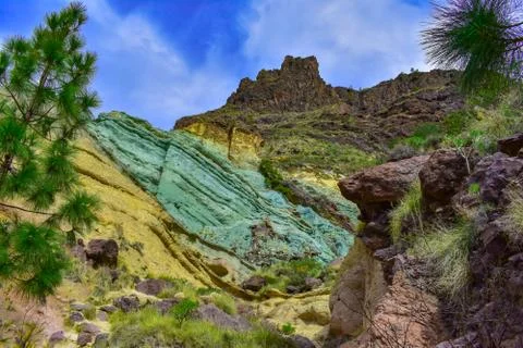 VOLCANIC ROCK. Stock Photos
