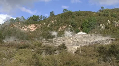 Volcanic Steam Stock-Footage 11134858