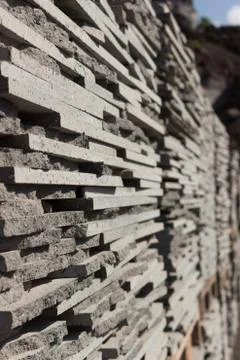 Volcanic Stone bricks. Stock-Fotos