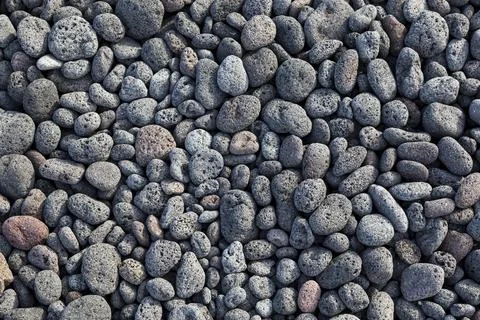 Volcanic tephra small Foto stock