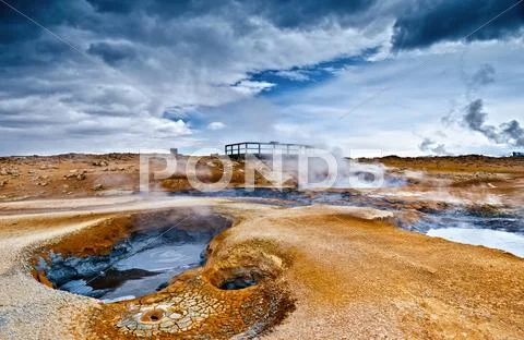 Volcanism in Iceland Stock Photos