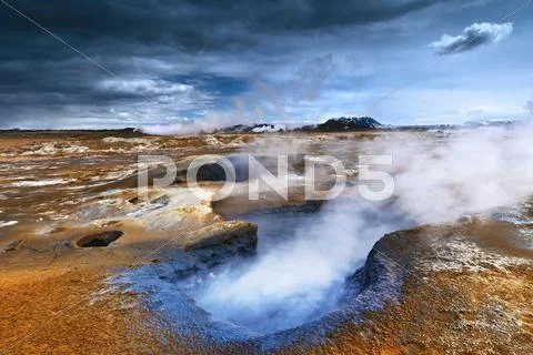 Volcanism in Iceland Stock Photos