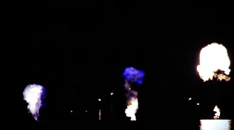 Volcano 10 Fireball Stock Footage 1042981