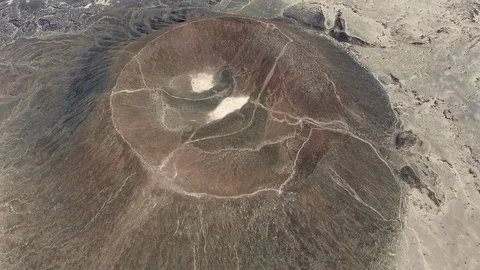 Volcano Aerial Drone Fly Over 3 Video stock 110878431