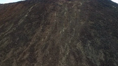 Volcano Aerial Drone Fly Over 1 Video stock 110878545