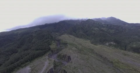 Volcano and lava trail Stock-Footage 71828217
