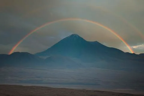 Volcano in Atacama Stock Photos