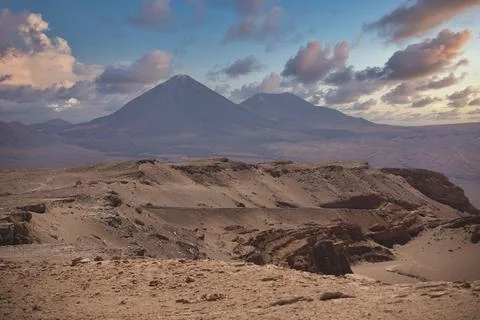 Volcano in Atacama Stock Photos