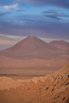 Volcano in Atacama Stock Photos